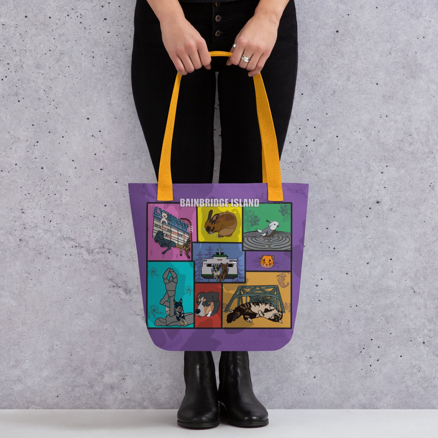 Island Paws and Places Tote