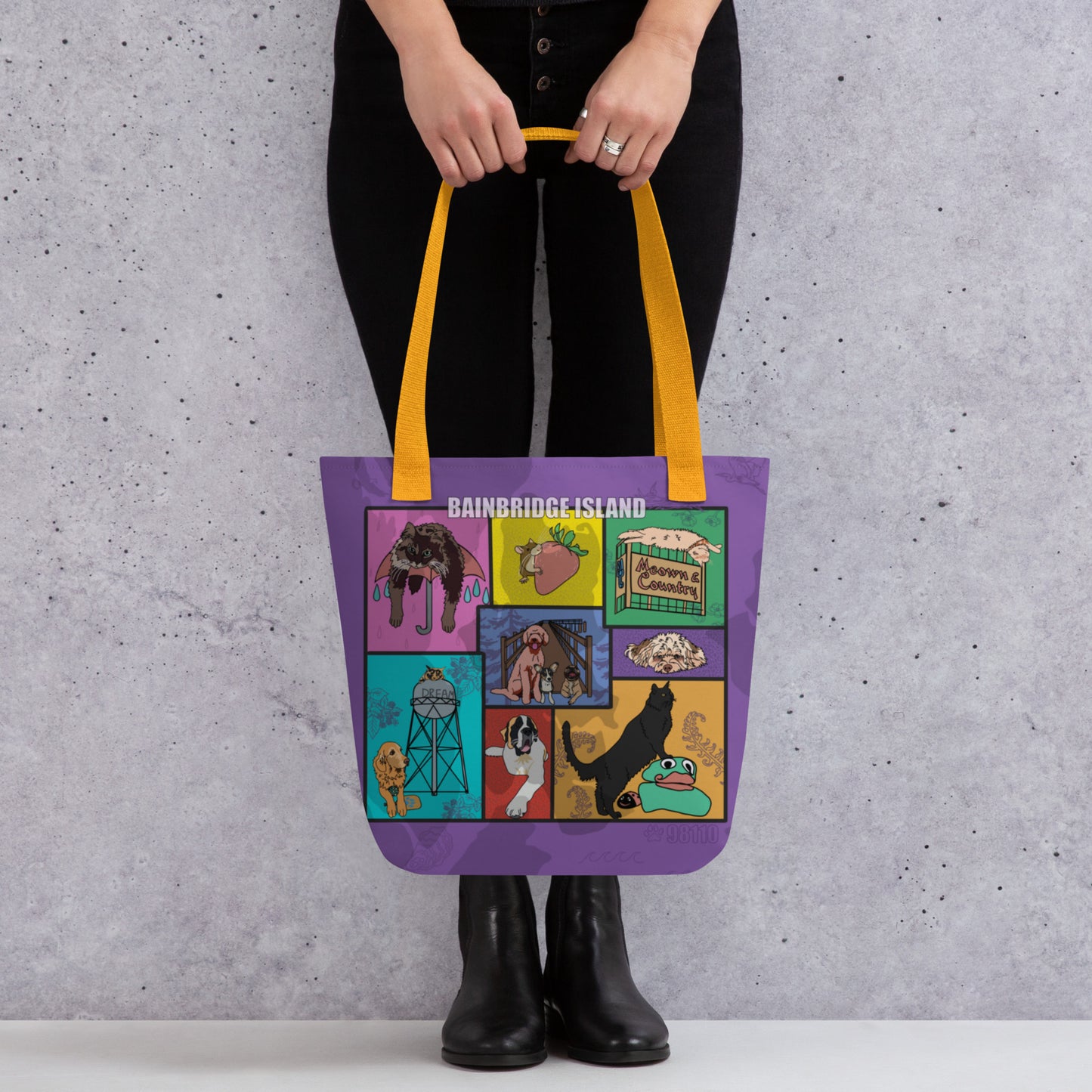 Island Paws and Places Tote