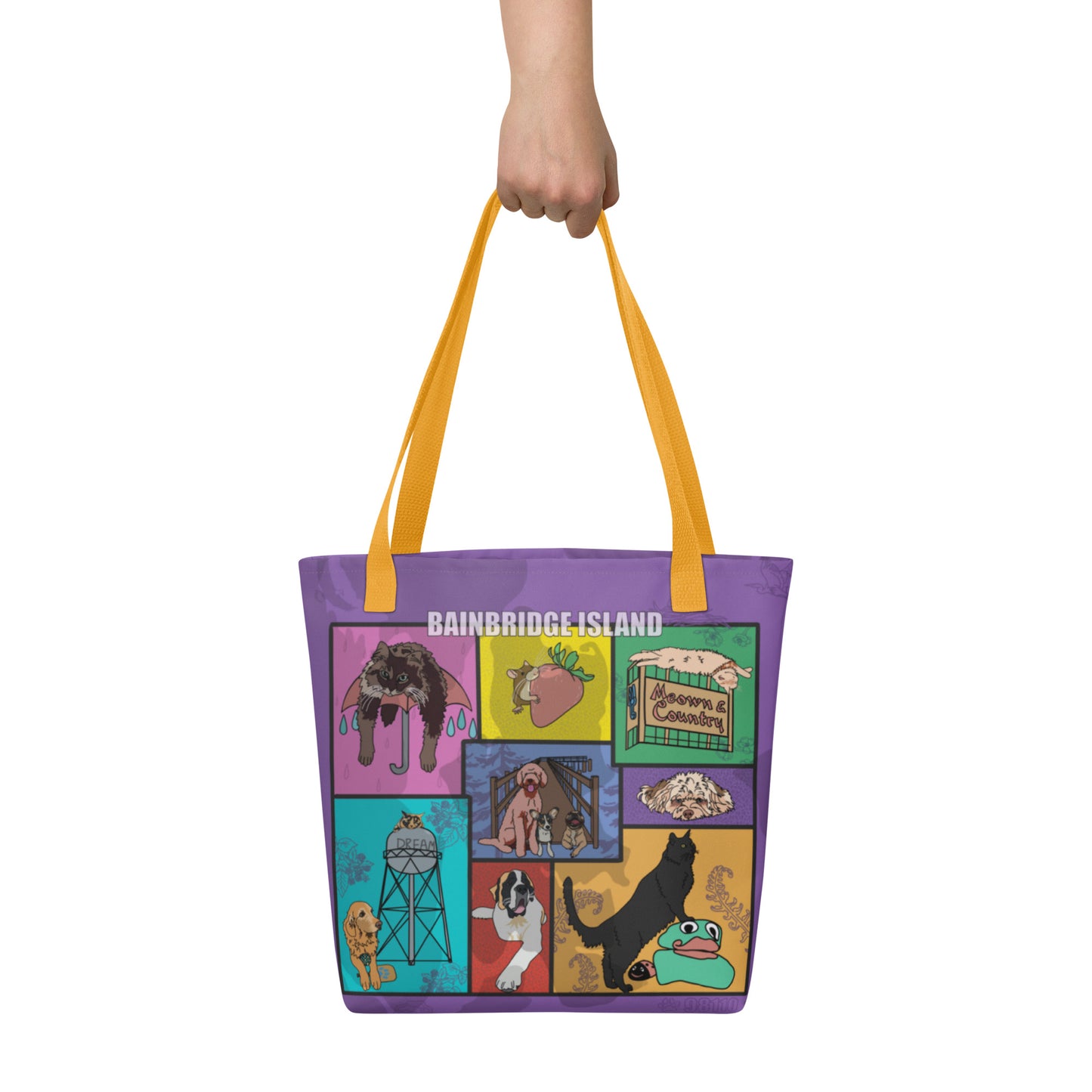 Island Paws and Places Tote