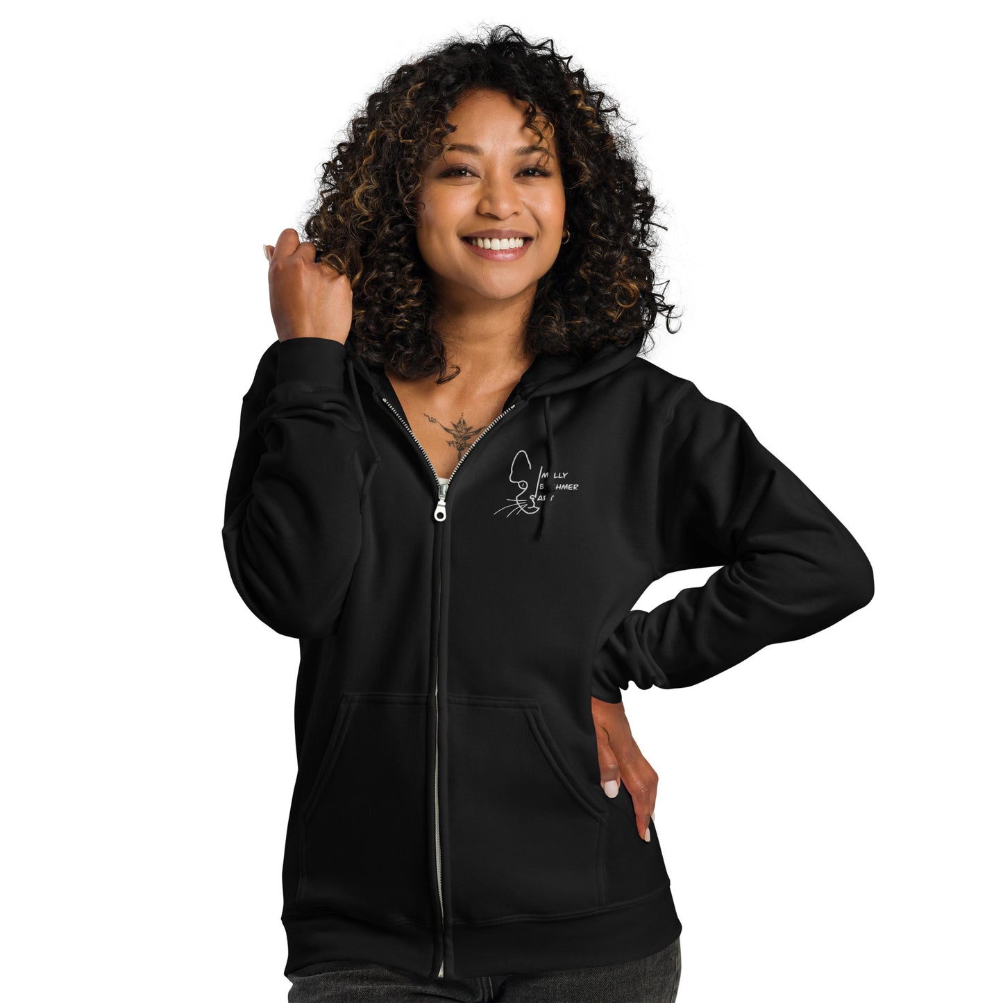 MBA Rainbow Logo Unisex heavy blend zip hoodie