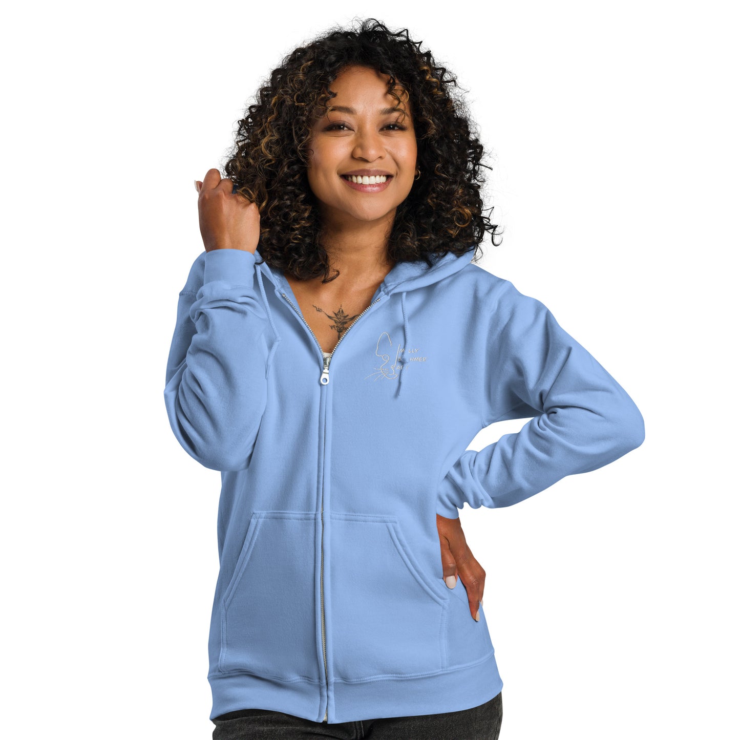 MBA Rainbow Logo Unisex heavy blend zip hoodie