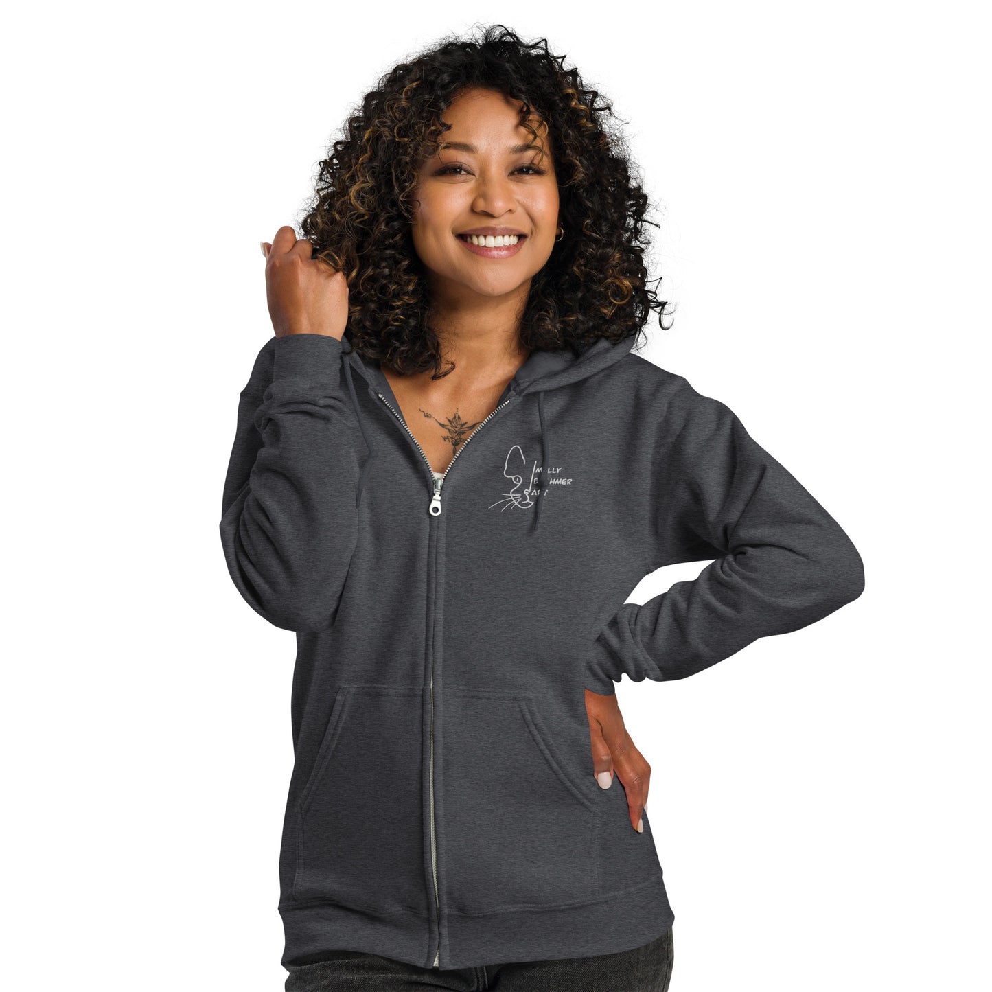MBA Rainbow Logo Unisex heavy blend zip hoodie