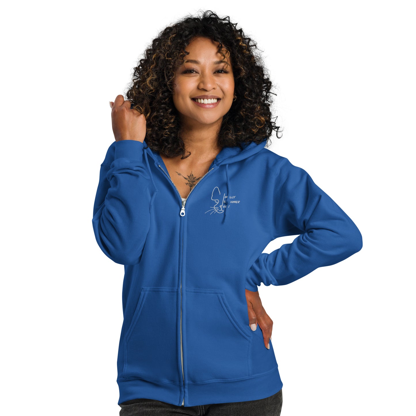 MBA Rainbow Logo Unisex heavy blend zip hoodie