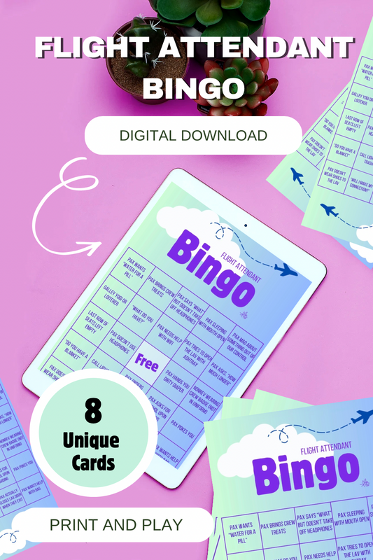 Flight Attendant Bingo