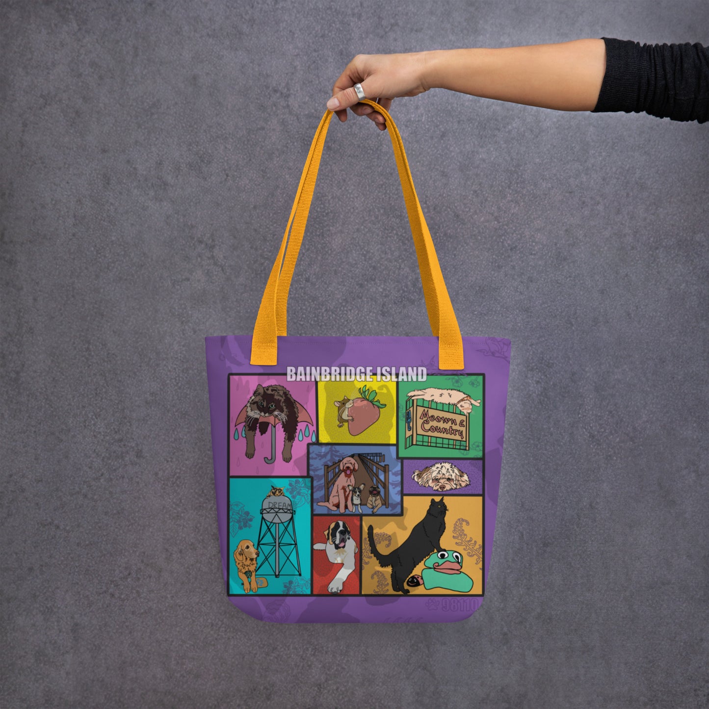 Island Paws and Places Tote