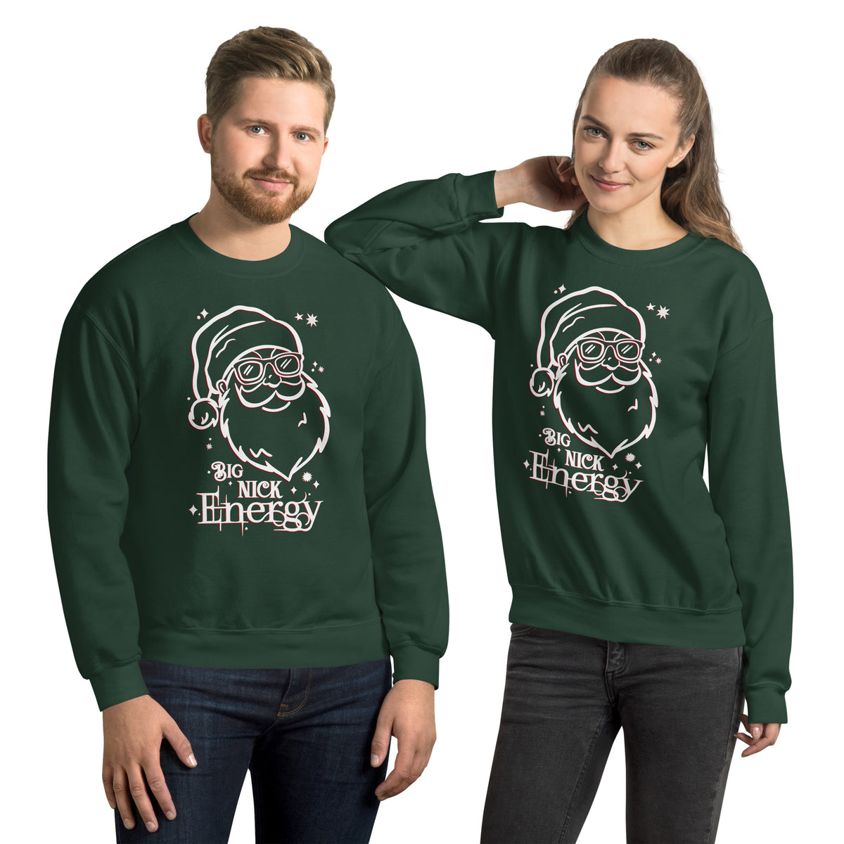 Big Nick Energy Unisex Sweatshirt – Molly Brahmer Art LLC