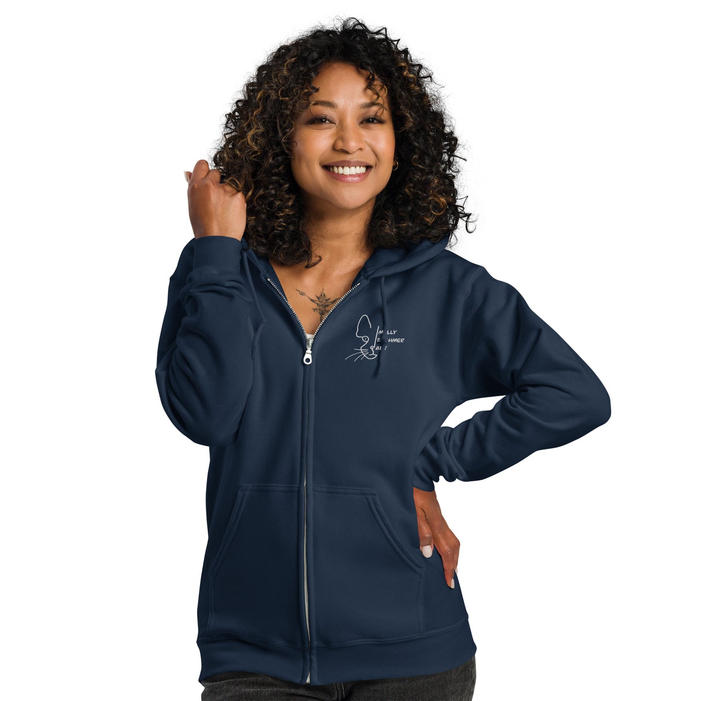 MBA Rainbow Logo Unisex heavy blend zip hoodie